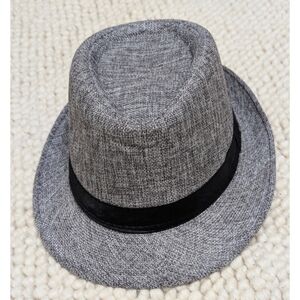 Mens Gray Fedora